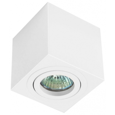 Avide GU10 lámpatest négyzetes fehér dönthető