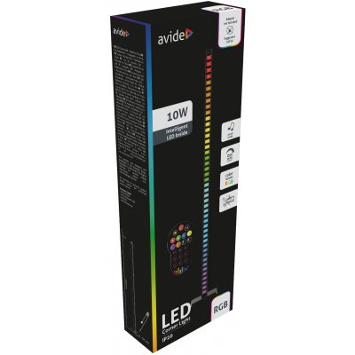 Avide LED saroklámpa digitális RGB zene szenzorral + IR távirányítóval