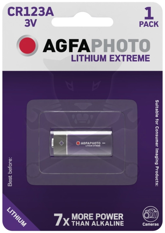 AgfaPhoto Lithium Fotóelem CR123A B2